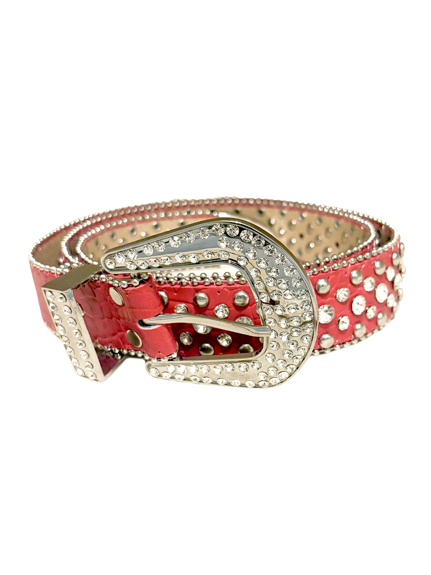 rhinestone belt (red and silver)