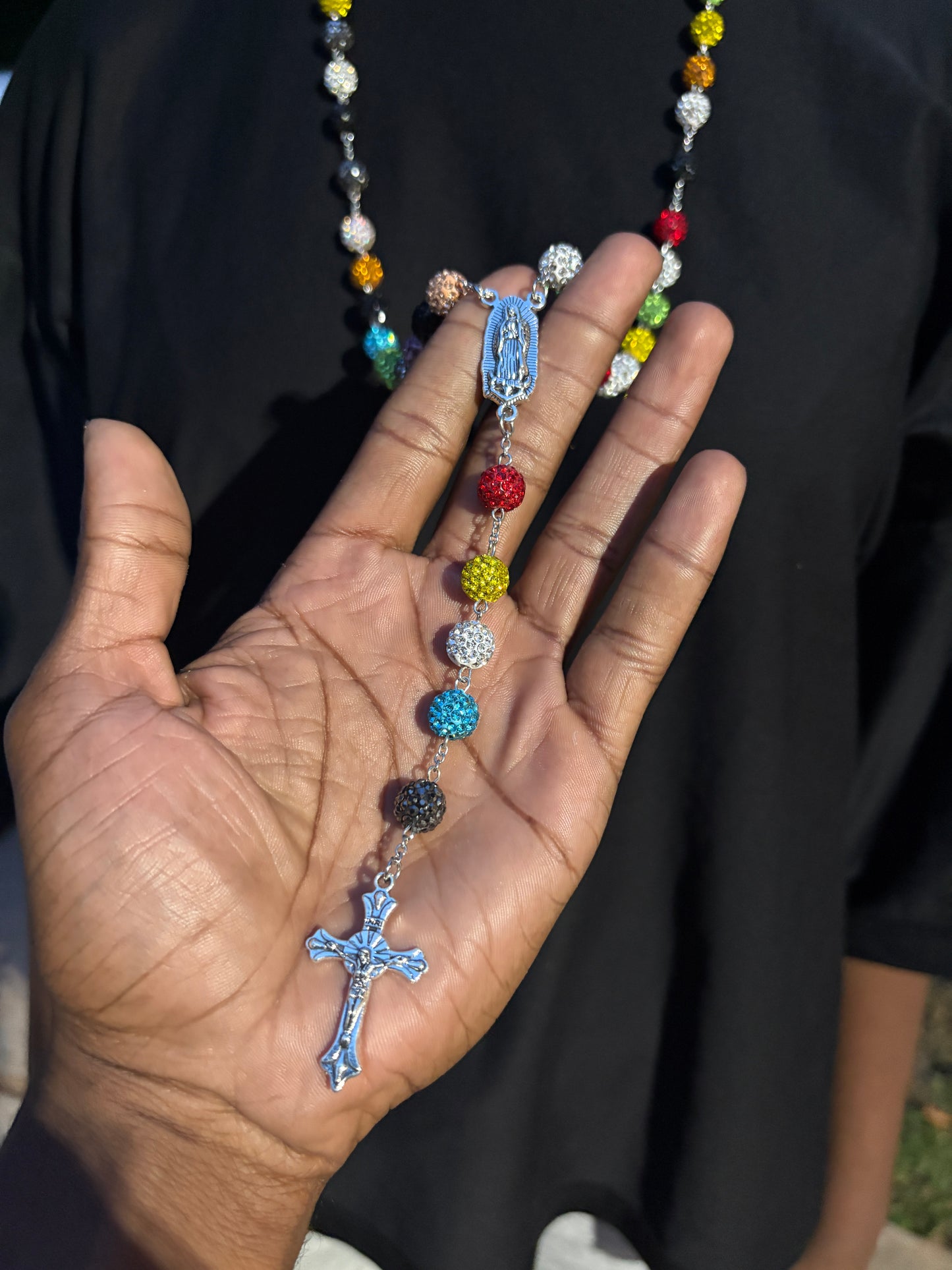 multi color rosary