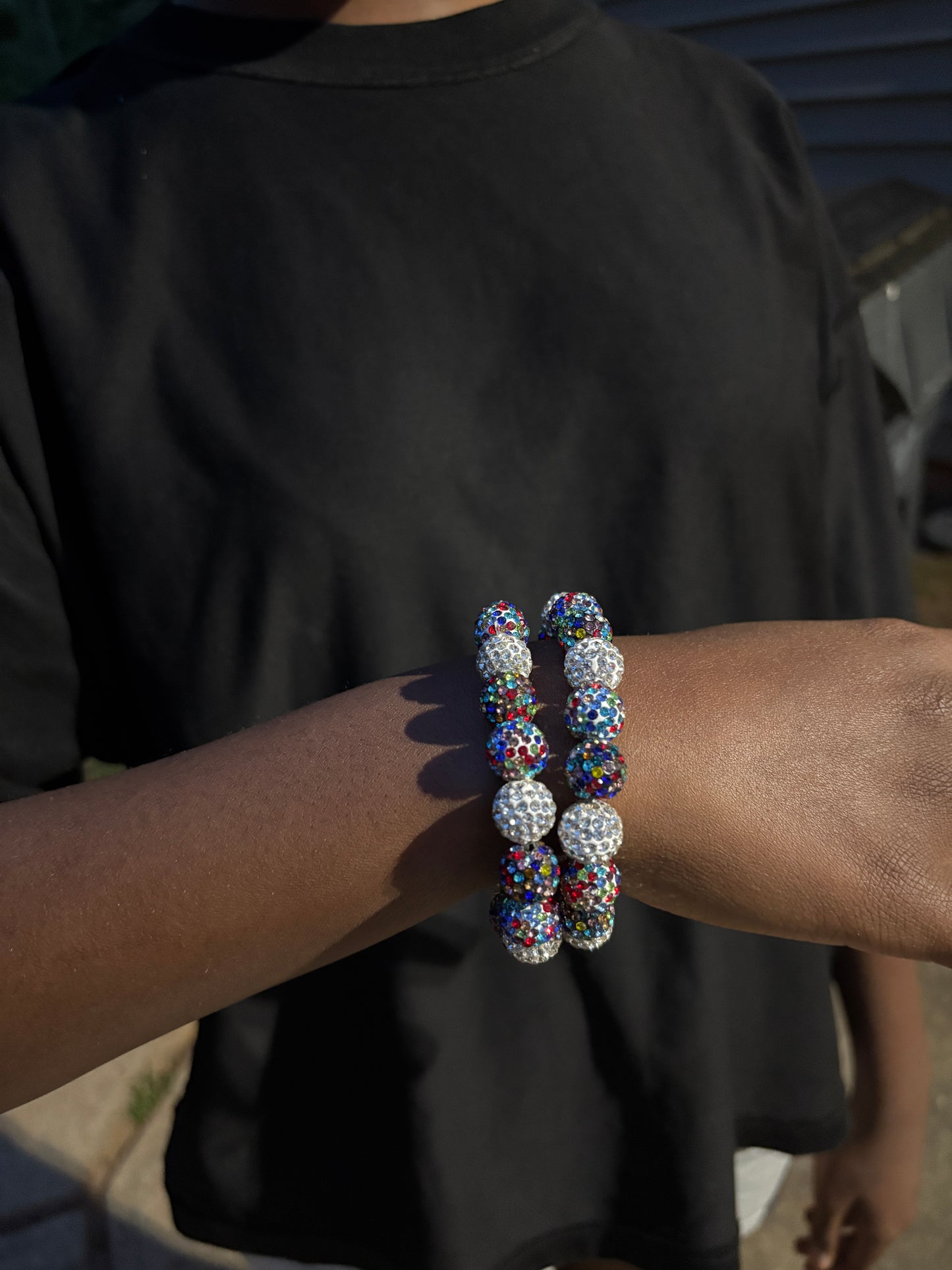 double multi color bracelets