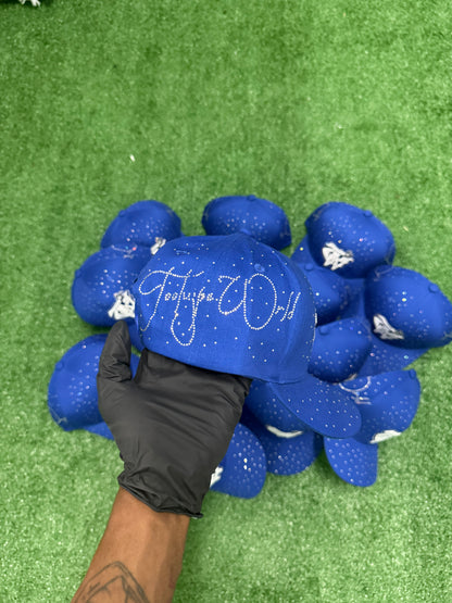 Luxury Blue “ToohypeWrld” hat