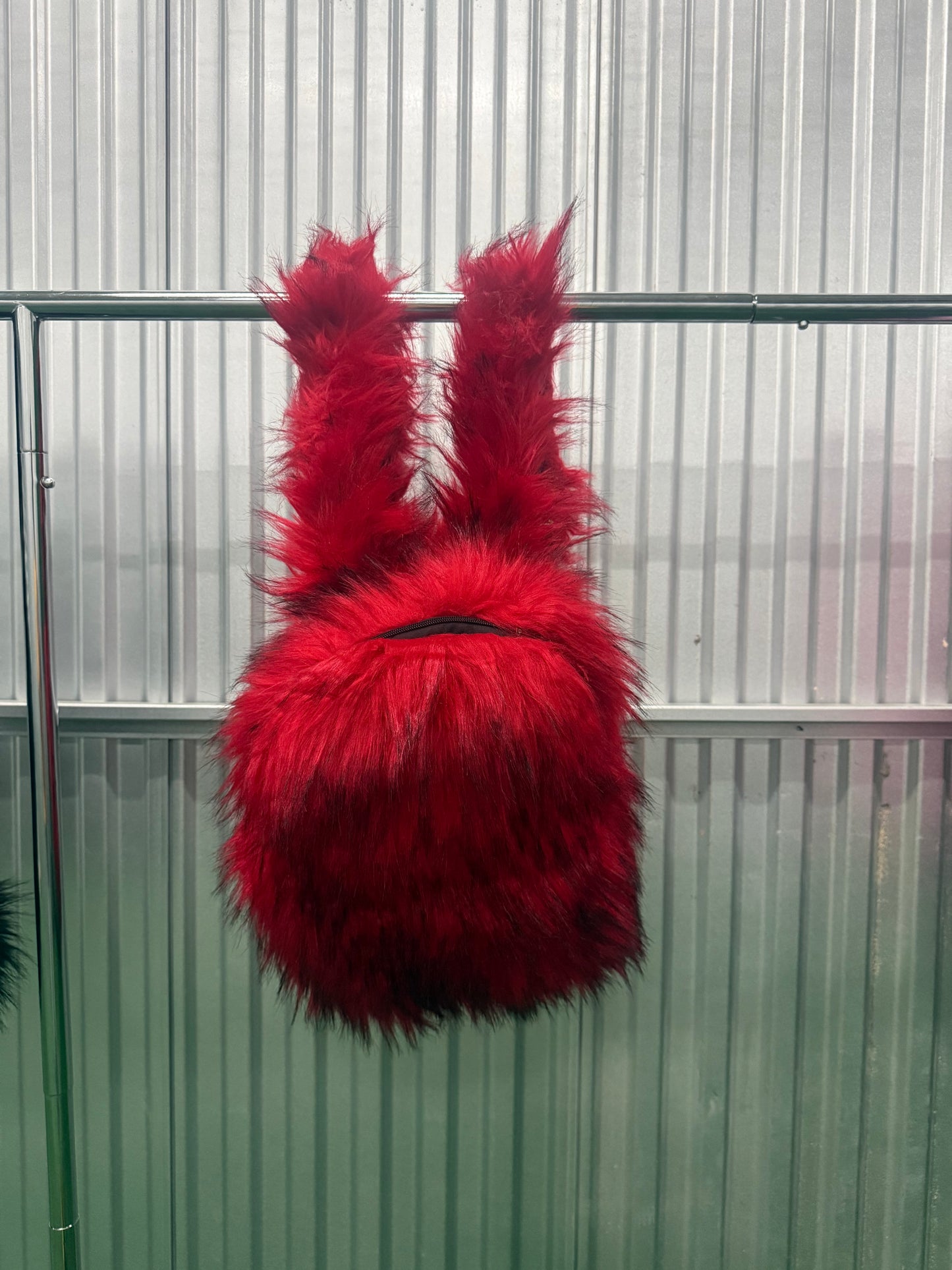 Red Fur Backpacks