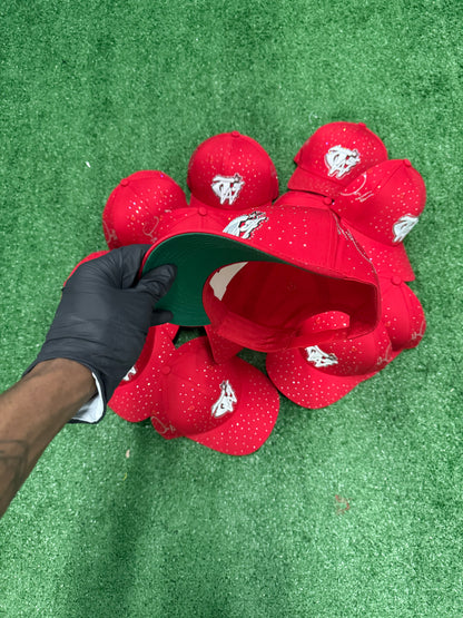 Luxury Red “ToohypeWrld” hat