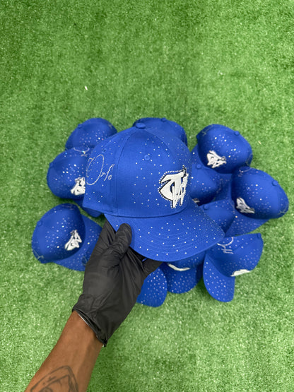 Luxury Blue “ToohypeWrld” hat