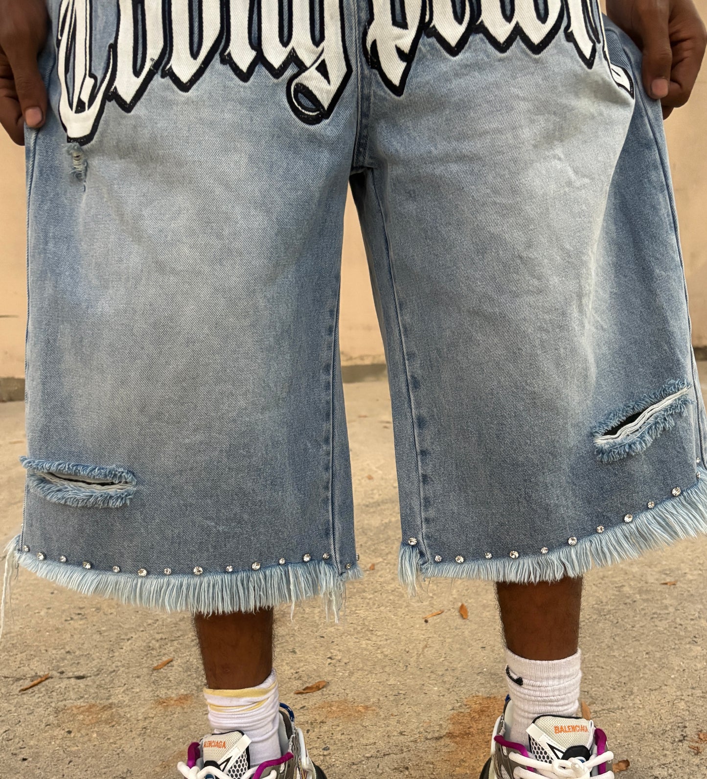 ToohypeWrld Jorts (blue)