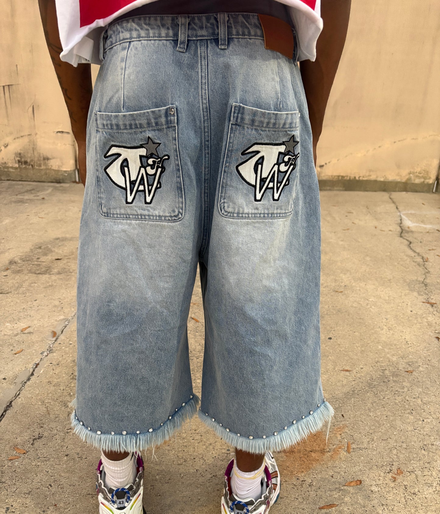 ToohypeWrld Jorts (blue)