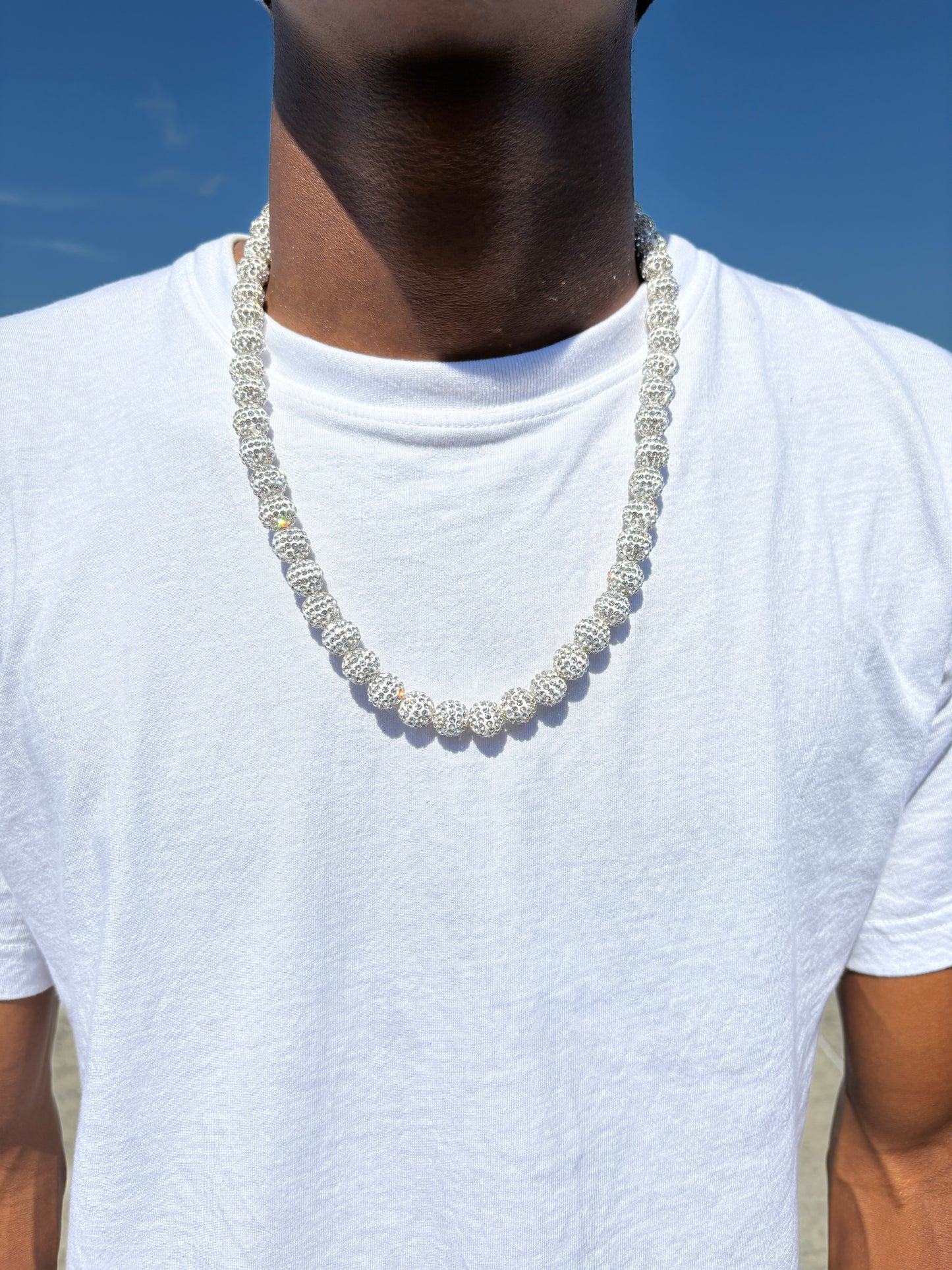 teniis chain rosary and silver rosary