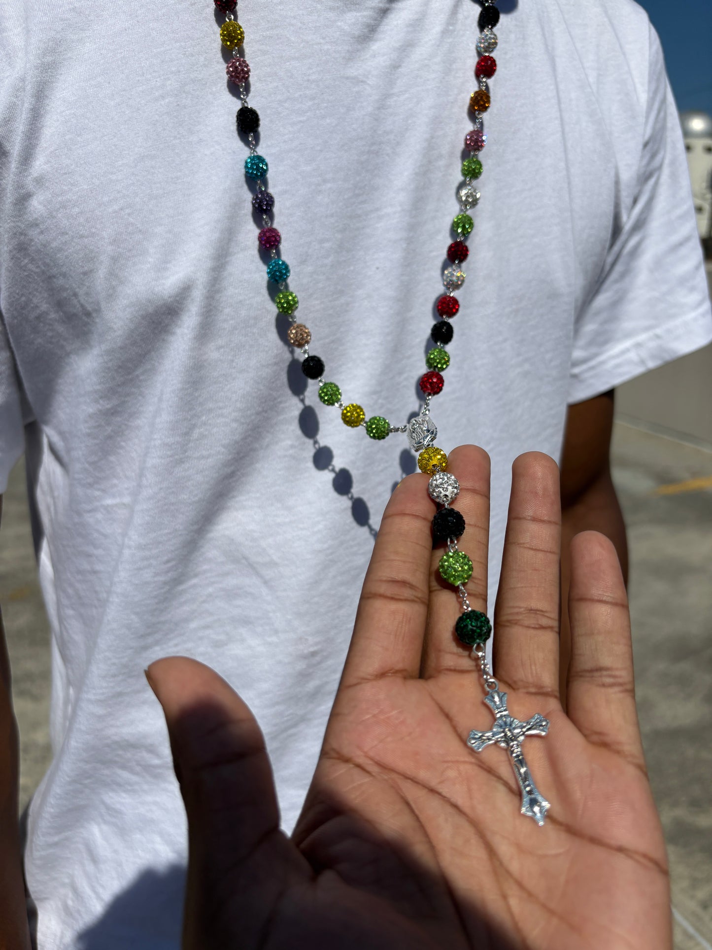 multi color rosary