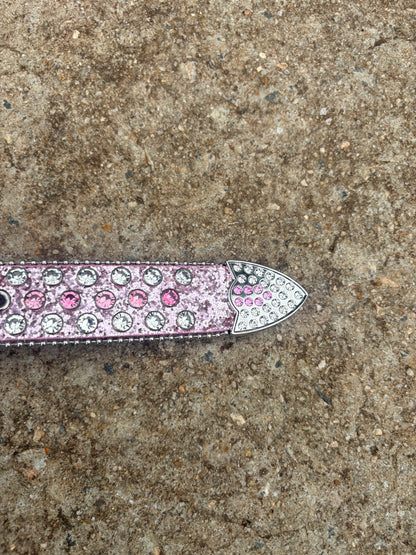 rhinestone belt (pink and silver)