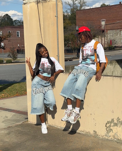 ToohypeWrld Jorts (blue)