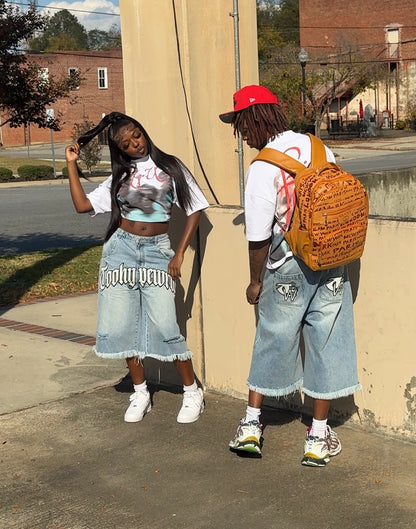 ToohypeWrld Jorts (blue)